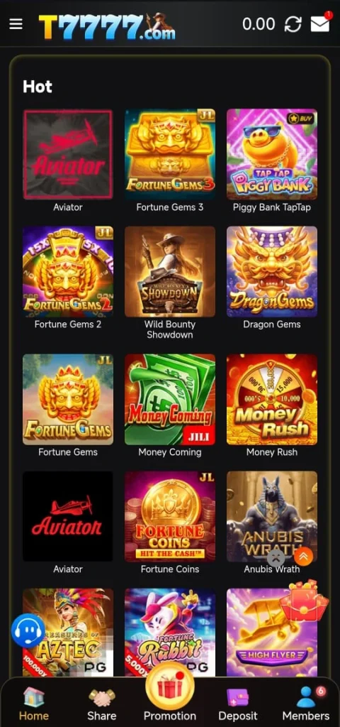 T7777 Game