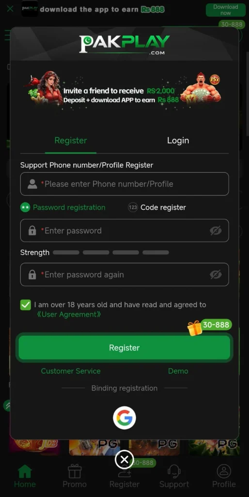 PAKPLAY Game